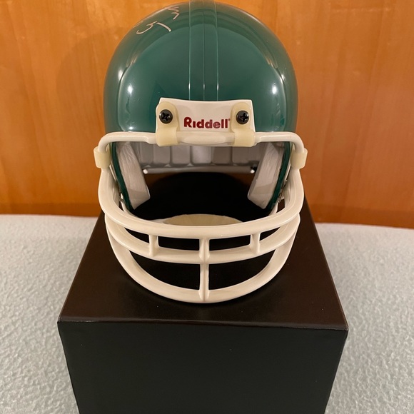 Eagles circa ‘49 mini helmet signed by HOFer Steve Van Buren. - Picture 3 of 5